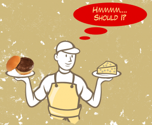 Who invented the cheeseburger?