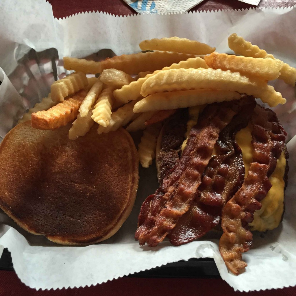 Kathy's smiley burger